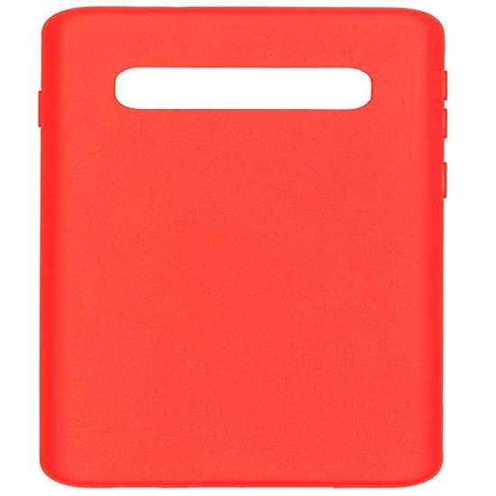Picture of Evelatus Samsung Galaxy S10 Nano Silicone Case Soft Touch TPU Red
