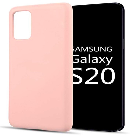 Picture of Evelatus Samsung Galaxy S20 Nano Silicone Case Soft Touch TPU Beige