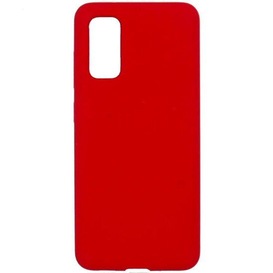 Picture of Evelatus Samsung Galaxy S20 Premium Soft Touch Silicone Case Red