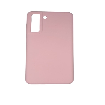 Attēls no Evelatus Samsung Galaxy S21 FE Premium Soft Touch Silicone Case Pink Sand