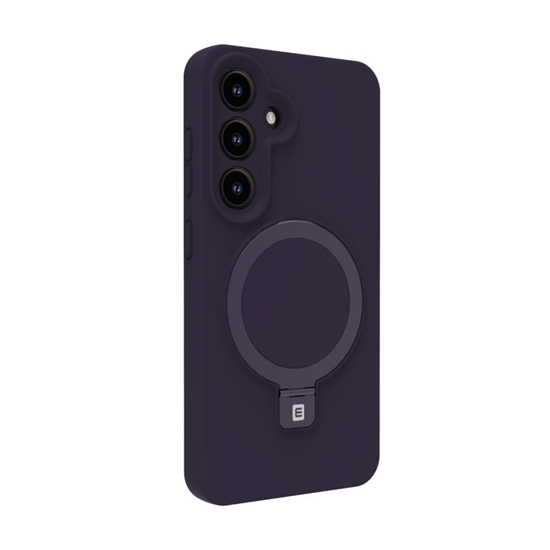 Изображение Evelatus Samsung Galaxy S25 Premium Magnetic with Stand Soft Touch Silicone Case Purple