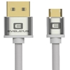 Picture of Evelatus Universal Data cable Micro USB EDC02 dual side gold plated connectors White