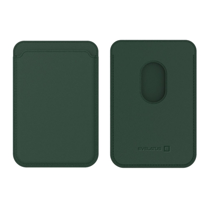 Attēls no Evelatus Universal iPhone Genuine leather wallet with MagSafe Dark Green