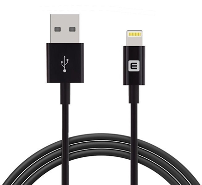 Attēls no Evelatus Universal MFI Data Cable 1m MFI02 Black