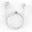 Attēls no Evelatus Evelatus USB A to Lightning, Cable 1.2M (MFI11CL) Aluminum housing braiding White