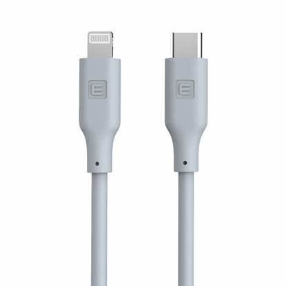 Изображение Evelatus Evelatus USB C to Lightning Silicone Cable 1.2M (MFI10CL) 60W / 20V3A White