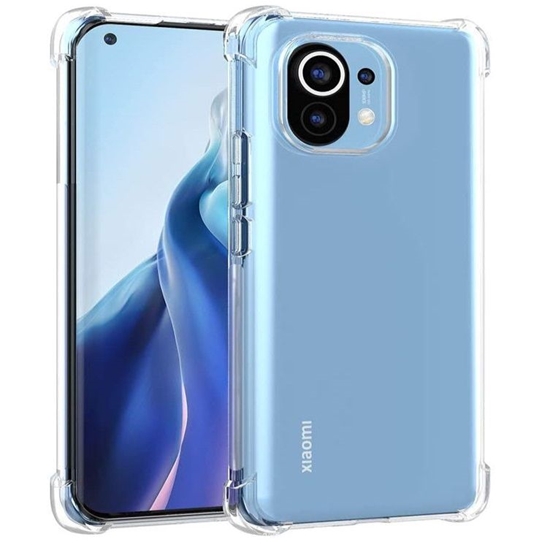 Picture of Evelatus Xiaomi Mi 11 Military Shockproof Silicone Case TPU Transparent