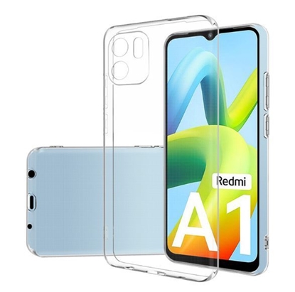 Attēls no Evelatus Xiaomi Redmi A1 / A2 Clear Silicone Case 1.5mm TPU Transparent