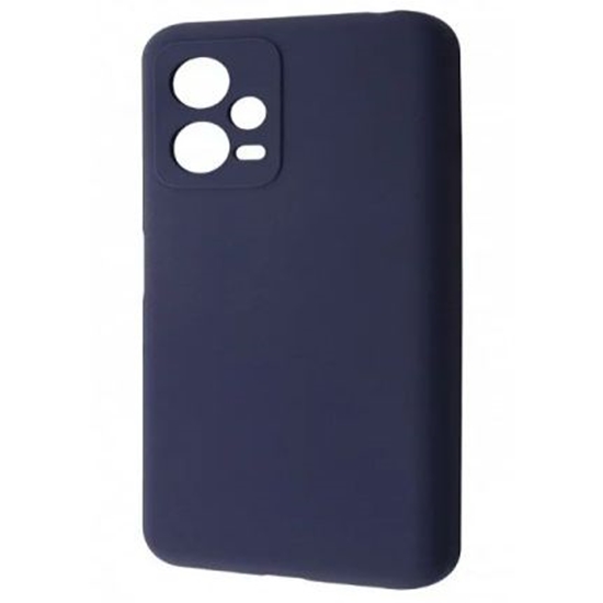 Picture of Evelatus Xiaomi Redmi Note 12 / Poco X5 Premium Soft Touch Silicone Case Midnight Blue