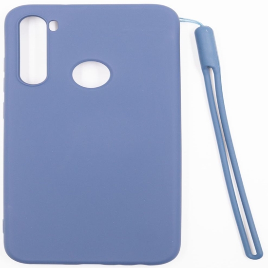 Изображение Evelatus Xiaomi Redmi Note 8 / Redmi Note 8 2021 Nano Silicone Case Soft Touch TPU Dark Blue