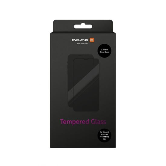 Изображение Evelatus Xiaomi Xiaomi Poco M3 Pro/M3 Pro 5G 0.33 Flat Clear Glass Japan Glue Anti-Static