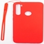 Attēls no Evelatus Xiaomi Xiaomi Redmi Note 8 / Redmi Note 8 2021 Soft Touch Silicone Case with Strap Red