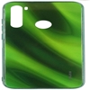 Изображение Evelatus Xiaomi Xiaomi Redmi Note 8 / Redmi Note 8 2021 Water Ripple Full Color Electroplating Tempered Glass Case Green