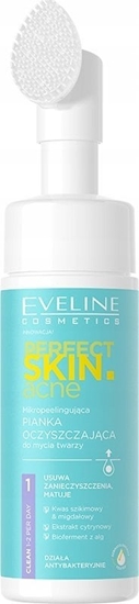 Picture of Eveline Perfect Skin Acne Pianka myjca ze szczotk oczyszczajc pory 150ml