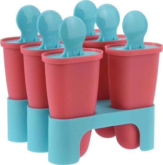Picture of Excellent Houseware Foremka forma do lodów na patyku lody 6 szt stojak