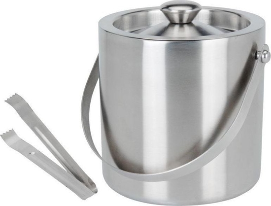 Picture of Excellent Houseware Pojemnik wiaderko termos na lód ze szczypcami