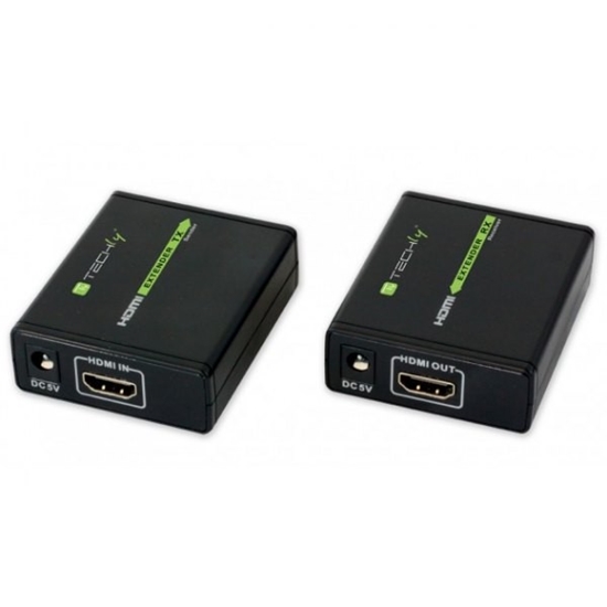 Picture of Extender HDMI po skrętce Cat.6/6a/7, do 60m, FullHD 3D, czarny
