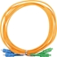 Attēls no ExtraLink Extralink SC/APC-SC/UPC | Patchcord | Jednomodowy, Duplex, G657A1, 3mm, 2m