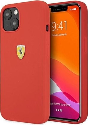 Picture of Ferrari Ferrari FESSIHCP13SRE iPhone 13 mini 5,4" czerwony/red hardcase Silicone