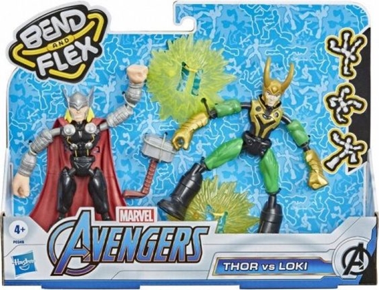 Изображение Figurka Hasbro Avengers Bend and Flex - Thor vs Loki (F0245)