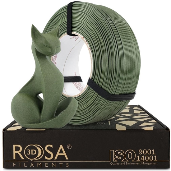 Picture of Filament Rosa3D Refill PLA-CF Matt Home Decor 1,75mm 1kg - Olive Green}