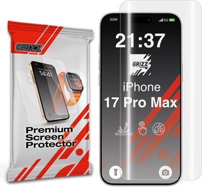 Изображение Folia hydroelowa GrizzGlass Hydrofilm do Apple iPhone 17 Pro Max