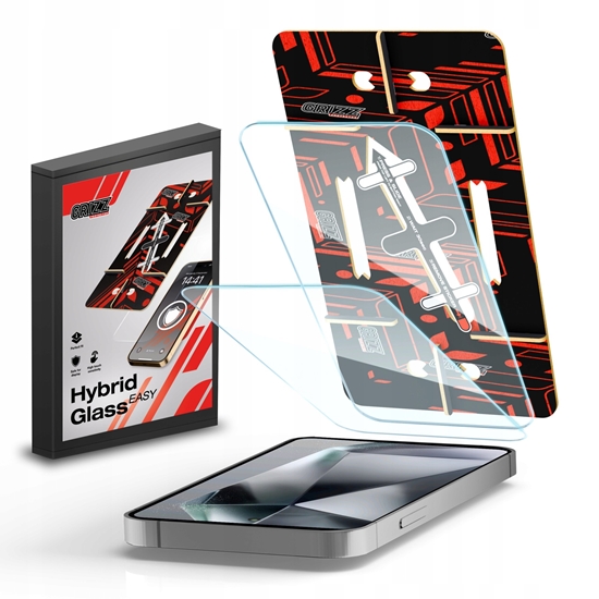 Picture of GrizzGlass Folia matowa MatteScreen Easy do Samsung Galaxy S25 [2 PACK]