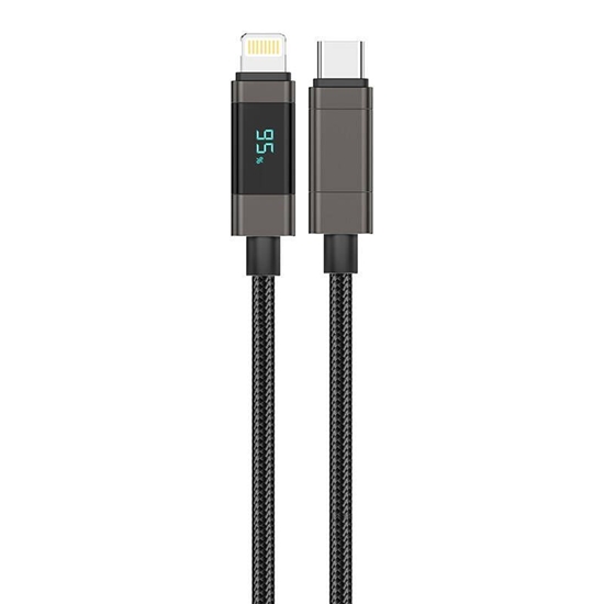 Picture of Foneng Foneng XS05 PD27W USB-C to Lightning cable, 1.2m (black)