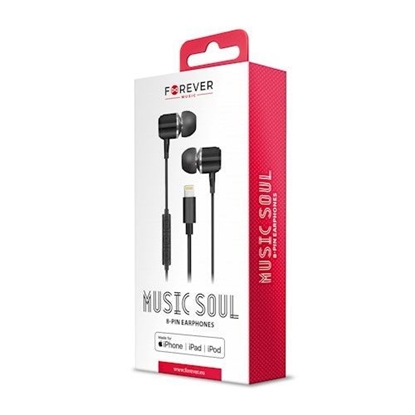 Picture of Forever Wired Earphones Music Soul Lightning Stereo Black