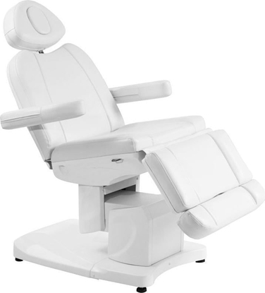 Picture of FOTEL KOSMETYCZNY ELEKTR. AZZURRO 708A 4 SILN. BIAY PODGRZEWANY