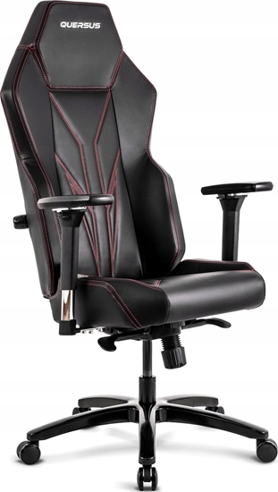 Изображение Fotel QUERSUS VAOS.2.3. Red Accent ( czarno - czerwony)