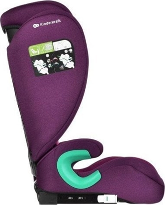 Picture of Fotelik samochodowy KinderKraft Fotelik samochodowy JUNIOR FIX 2 i-Size 100-150 cm CHERRY PEARL
