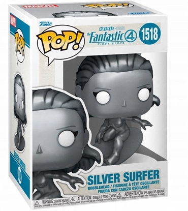 Attēls no FUNKO POP! Vinyl Figure: Marvel: The Fantastic Four: First Steps - Silver Surfer