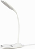 Picture of Galda lampa Gembird Desk Lamp with Wireless Charger White