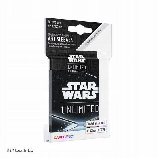 Picture of Gamegenic: Star Wars Unlimited - Art Sleeves - Card Back Black