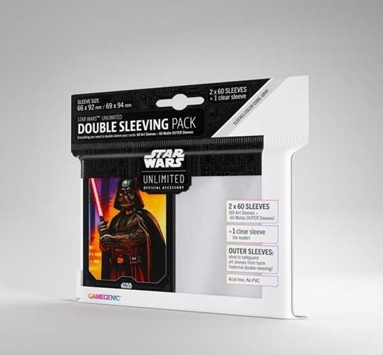 Picture of Gamegenic: Star Wars Unlimited - Double Sleeving Pack - Darth Vader
