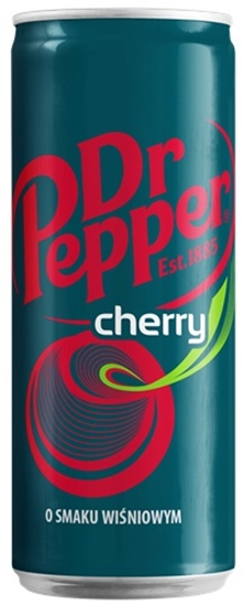 Изображение Gāzēts dzēriens DR. PEPPER Cherry, bundžā, 0.33l (DEP)
