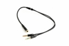 Picture of Gembird 2 x 3.5mm Combo Male - 3.5mm Mic/Audio Metal