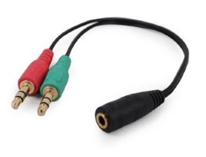 Picture of Gembird 2 x 3.5mm Male - 3.5mm Female Black