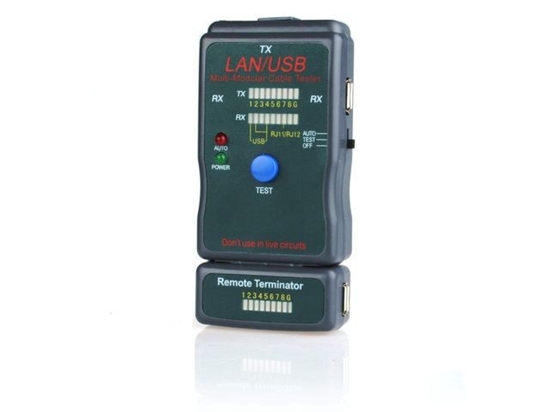 Picture of Gembird Cable tester for UTP, STP, USB Cables