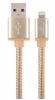 Picture of Gembird cotton braided USB Lightning 1.8m Gold