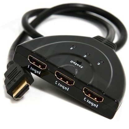 Picture of Gembird Switch HDMI Male - HDMI Female Black