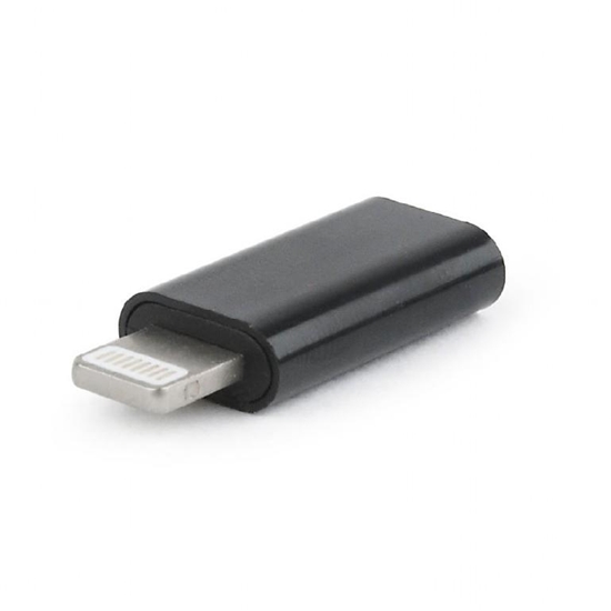 Picture of Gembird USB Type C Female - Apple Lightning Male Black
