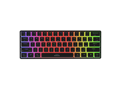 Picture of Genesis Thor 660 G2 60% Black RGB Gateron Brown