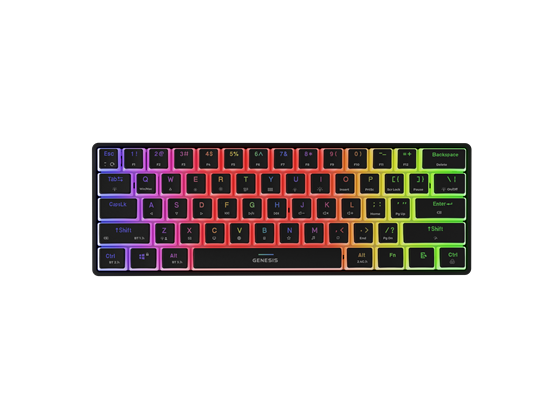 Picture of Genesis Thor 660 G2 60% Black RGB Gateron Brown