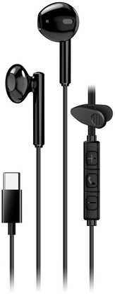 Picture of GENIUS sluchátka HS-M366 headset, mikrofon, USB-C, rotání klip, erná