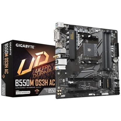 Attēls no Gigabyte B550M DS3H AC (rev. 1.5/1.6) AMD B550 Socket AM4 micro ATX