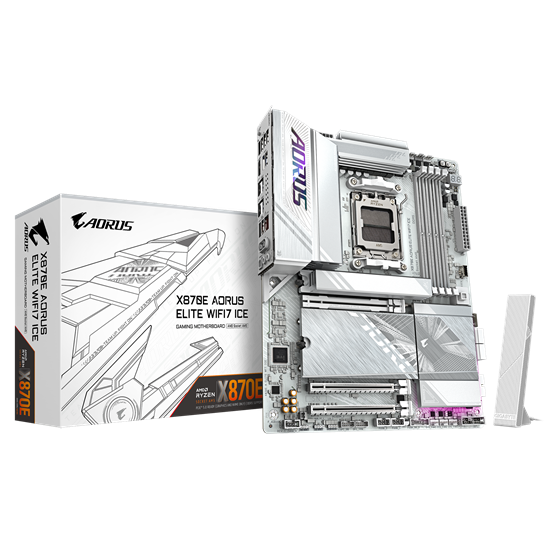Picture of GIGABYTE X870E A ELITE WF7 ICE AM5 MB