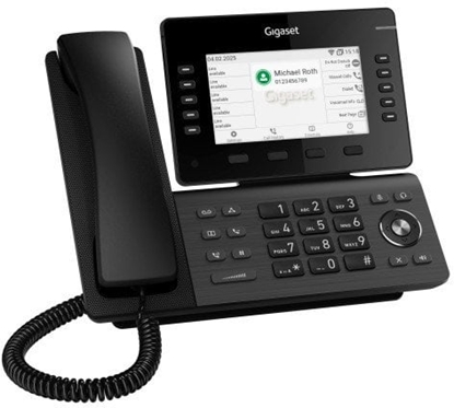 Picture of GIGASET P855BW IP PRO IP Tischtelefon 12,7 cm 5 Zoll TFT-Farbdisplay 3x USB Bluetooth WLAN Anschluss fr P800 KEY PRO Ex. Module PoE