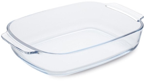 Picture of Glass baking dish rectangular Borosilicate Glass 38x25 5x7cm / 3 8L 8006043023268